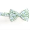 MACBANA Mens Cotton Floral Pre-tied Bowtie Flower Pattern Bow Tie for Wedding Groomsmen Party Sage Green view 2