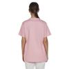 GUOER Women's V-Neck Scrub Top Unisex Scrubs Tops Rose-Pink-XS view 2