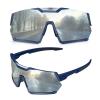 POPOACTI Cycling Sports Sunglasses, Polarized UV400 Protection, Baseball Running Golf Cycling Fishing for Men Women Youth (Silver) view 1