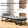 Foldable Bed with Mattress for Adults, Portable Outdoor Cot Heavy Duty Sleeping Bed with Adjustable 6 Position, Space Saving Fold Up Bed for Easy Storage(200 * 65 * 40cm) view 3