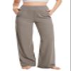 Talovee Yoga Pants Women Wide Leg Pants High Waist Stretch Dress Casual Sweatpants Lounge Pants with Pockets Taupe, X-Large view 1