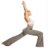 Talovee Yoga Pants Women Wide Leg Pants High Waist Stretch Dress Casual Sweatpants Lounge Pants with Pockets Taupe, X-Large view 4