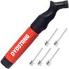 DYDSTRNG Portable Ball Pump with 5 Needles - Push-Pull Inflation System Ball Air Pump - Designed for Inflating Balls - Basketball, Volleyball, Soccer and Rugby Balls.