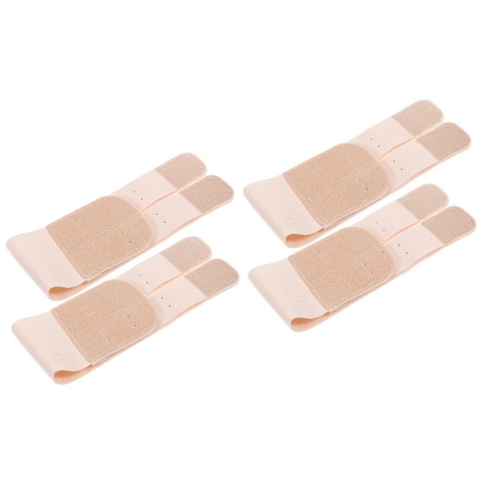 ULTECHNOVO 4pcs Elastic Wrist Support Bracer for Sprain Comfortable Wrist Fixation Band Lightweight and Breathable Design for Yoga and Sports Fits