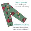 Woyaba pretty christmas candy cane with flower christmas candy compression arm sleeves,farslemers defense gardening sleeves sun protection arm sleeves for men women adult view 2