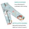 Woyaba merry christmas with cute snowman and candies christmas snowman compression arm sleeves,farslemers defense gardening sleeves sun protection arm sleeves for men women adult view 2