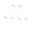 BESPORTBLE 6pcs Outdoor Stainless Steel Camping Saws Portable Wire Hand Saws for Hiking and Survival Ergonomic Design Rustproof for Cutting Branches and Emergency Gear