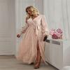 Udeniy Womens Trendy Summer Dresses Short Sleeve V Neck Boho Maxi Dress Flowy Lace Dress Floral Cocktail Dress with Belt view 4