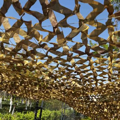 Pealihuy Camouflage Netting,Camo Netting,Sunscreen Shade Nets,1/2/3/4/5/6/7/8/9/10m,Military Hunting net,Lightweight and Durable,Outdoor Decoration, Desert Camouflage net,Desert-2x9m(1.5x25m)