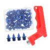 HANABASS 4sets Track Spikes Wrench Hard Steel Replacement Spikes for Track Shoes Suitable for Running Jumping and Outdoor Sports Activities view 1