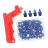 HANABASS 4sets Track Spikes Wrench Hard Steel Replacement Spikes for Track Shoes Suitable for Running Jumping and Outdoor Sports Activities view 3