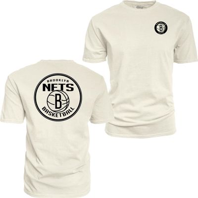 Brooklyn Nets NBA Officially Licensed T-Shirt Ringspun Front/Back Ivory, XX-Large