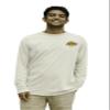 Los Angeles Lakers NBA Officially Licensed Long Sleeve T-Shirt Ringspun Front/Back Ivory, Medium view 2
