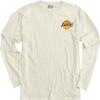 Los Angeles Lakers NBA Officially Licensed Long Sleeve T-Shirt Ringspun Front/Back Ivory, Medium view 4