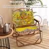 Camping Chair High-end Dragon Print Sports Chair, Outdoor Portable Folding Beach Chair, No Installation Required, Load-Bearing 120kg/264.6lbs(Yellow A) view 3