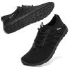 Racqua Womens Water Shoes Mens Quick Dry Barefoot Swim Shoes Lightweight Sports Beach Surfing Kayaking Aqua Shoes Black 13 Women/12 Men view 3
