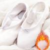 NineFit Basics Ballet Shoes for Girls Toddler Dance Slippers Canvas Ballerina Boys Shoes for Little Kid/Big Kid Toddler Shoes (White, 1.5 Big Kids) view 2