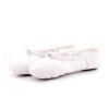NineFit Basics Ballet Shoes for Girls Toddler Dance Slippers Canvas Ballerina Boys Shoes for Little Kid/Big Kid Toddler Shoes (White, 1.5 Big Kids) view 3