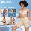 Blueinn Smooth Loose Fitting Anti Chafing Shorts for Under Dresses Women Slip Shorts Seamless Boyshorts Panties nu,4XL Nude view 3