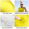 APEXUP Yoga Ball Exercise Ball Anti Slip Heavy Duty for Fitness, Balance & Core Workout (L (23"~26") 65cm, Yellow) view 2