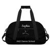 Dance-Tote-Bag for-Girls-Kids Personalized-Kids-Duffel-Bag Black Gym Bag with-Name Small Black-Dance-Bag for Girls Luggage Bags view 1