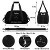 Dance-Tote-Bag for-Girls-Kids Personalized-Kids-Duffel-Bag Black Gym Bag with-Name Small Black-Dance-Bag for Girls Luggage Bags view 2