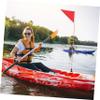 BCOATH Professional Multi-function Safety Flag Pole for Kayaks Canoes and Boats Lightweight Aluminum Design Easy Installation Great Accessory for Water Sports view 2