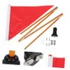 BCOATH Professional Multi-function Safety Flag Pole for Kayaks Canoes and Boats Lightweight Aluminum Design Easy Installation Great Accessory for Water Sports view 4
