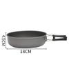 Camping Backpack Tableware Outdoor Cookware Pot Picnic Canteen Survival Hiking Military Boiler Frying Teapot Set Kettle yubin1993 view 4