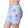 ANIVIVO Girls' 4" Volleyball Biker Dance Shorts - Youth Spandex Yoga Shorts Kids Athletic Running Compression Shorts with Pockets(Bluish Violet 13-14) view 2