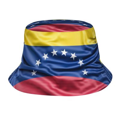 Cute Venezuela Flag Bucket Hats for Men Women Sun Travel Summer Beach Hat Adult Venezuelan Fishing Hat