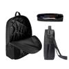 HUGS IDEA Boys Backpack Set Basketball Going Through the Net School Bags Set Kids 3 Pcs Backpack Bookbag with Lunch Box and Pencil Case view 3