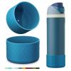 Silicone Boot for Owala Water Bottle 24 oz, 2PCS Anti-Slip Protective Sleeve for FreeSip/Twist/Flip Water Bottles, BPA Free, Dishwasher Safe, Bottom Bumper Cover Cup Accessories view 1