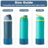 Silicone Boot for Owala Water Bottle 24 oz, 2PCS Anti-Slip Protective Sleeve for FreeSip/Twist/Flip Water Bottles, BPA Free, Dishwasher Safe, Bottom Bumper Cover Cup Accessories view 2
