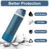 Silicone Boot for Owala Water Bottle 24 oz, 2PCS Anti-Slip Protective Sleeve for FreeSip/Twist/Flip Water Bottles, BPA Free, Dishwasher Safe, Bottom Bumper Cover Cup Accessories view 3