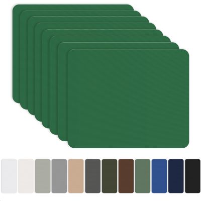 OAZ 8 Pieces 7.87 x 5.9 inch Nylon Repair Patches Nylon Fabric Patch Self-Adhesive Fabric Repair Tape Waterproof Lightweight Outdoor Gear Patch Kit for Down Jacket Clothing Tent Bag (Forest Green)