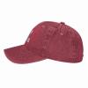 Drive Fast Eat Ass Hats Adjustable Denim Trucker Dad Hat Summer Beach Washed Vintage Baseball Cap view 2