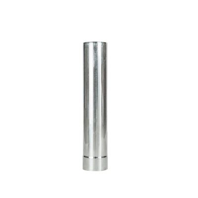 SagaSave Stainless Steel Stove Pipe Chimney Pipe, Fireproof Wrap Chimney Pipe Protector, Outdoor Camping Stove Accessories for Vent Smoke or Exhaust 60mm/2.36in-30cm/11.81in Straight Pipe