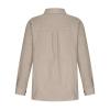 asntrgd Womens Long Sleeve Button Down Shirts 2024 Fall Casual Cotton Linen Blouses Beach Comfy Tunic Tops with Pocket view 3