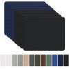 OAZ 8 Pieces 7.87 x 5.9 inch Nylon Repair Patches Nylon Fabric Patch Self-Adhesive Fabric Repair Tape Waterproof Lightweight Outdoor Gear Patch Kit for Down Jacket Clothing Tent Bag (Black/Navy Blue) view 1