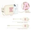 COSHAYSOO Ivory Fanny Pack for Girls Purse Crossbody Belt Bag with Initials, Personalized 6 7 8 9 10 11 12 Year Old Teen Girl Birthday Gift Ideas Christmas Gifts Preteen Tween Trendy Stuff Letter K view 3