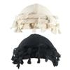Agturber 2pcs Turban for Men Women Satin Lined Durag Head Wrap Vintage Modal Twist Halo Turban with Tassel(Black,Beige) view 1