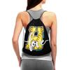 Braytow Initials Drawstring Backpack Black Cinch Bags Foldable Sports Gym Sackpack For Men Women (Softball Letter H) view 3