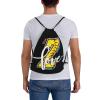 Braytow Initials Drawstring Backpack Black Cinch Bags Foldable Sports Gym Sackpack For Men Women (Softball Letter Z) view 4