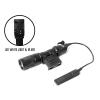 AWETHE Tactical M312v Weapon Flashlight with IR Light & Remote Pressure Switch Pad, with Flashlight Offset Mount, LED Light for Outdoor Hunting, Fit 20mm Picatinny Rail Mount, Black view 2