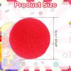 AHQiZFX 25 Pcs Red Clown Noses Cosplay Noses Foam Circus Noses for Halloween Christmas Carnival Circus Party Costume Cosplay Decorations 2"x2" view 2