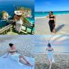 Bsubseach Womens Crochet Cover Up Skirt 2025 Knit Drawstring Long Coverups for Swimwear Elastic Waist Beach Wrap Khaki view 4