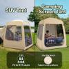 5 Person All Weather Pop Up Camping Screen Tent/SUV Tent, Outdoor Screen Room for Camping with Shelter Mesh & Waterproof PVC, Instant Screen House Portable for Car SUV Van 7'L X 6.5'W X 7.7'H view 2