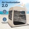 5 Person All Weather Pop Up Camping Screen Tent/SUV Tent, Outdoor Screen Room for Camping with Shelter Mesh & Waterproof PVC, Instant Screen House Portable for Car SUV Van 7'L X 6.5'W X 7.7'H view 3