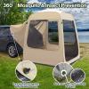 5 Person All Weather Pop Up Camping Screen Tent/SUV Tent, Outdoor Screen Room for Camping with Shelter Mesh & Waterproof PVC, Instant Screen House Portable for Car SUV Van 7'L X 6.5'W X 7.7'H view 4